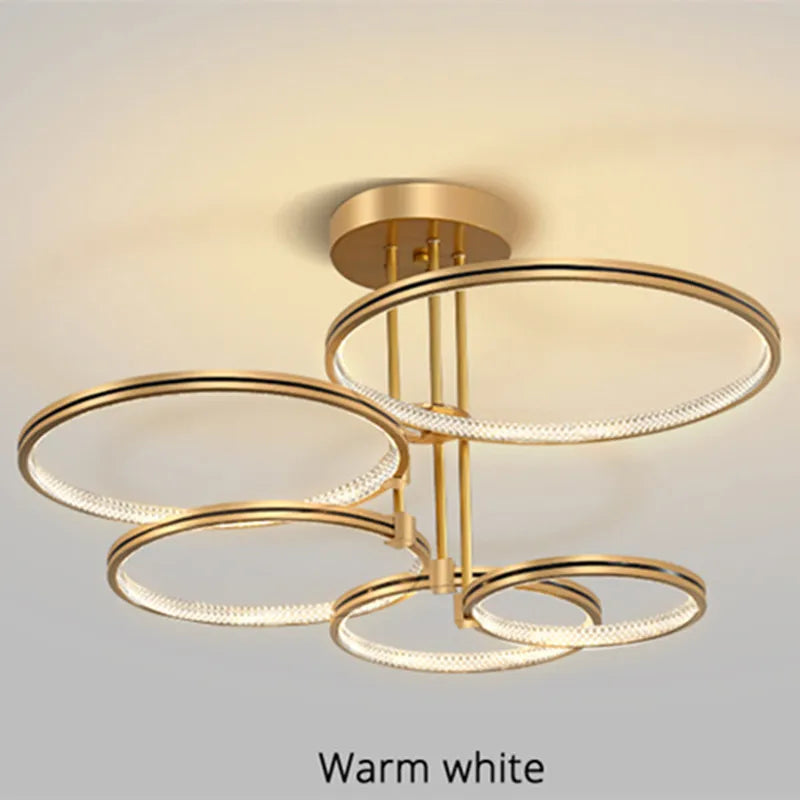 lampadario moderno dimmerabile per illuminazione interna elegante