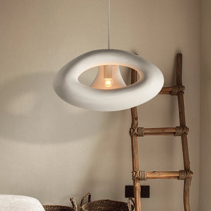 lampadario nordico wabi sabi led illuminazione artistica bar caffè