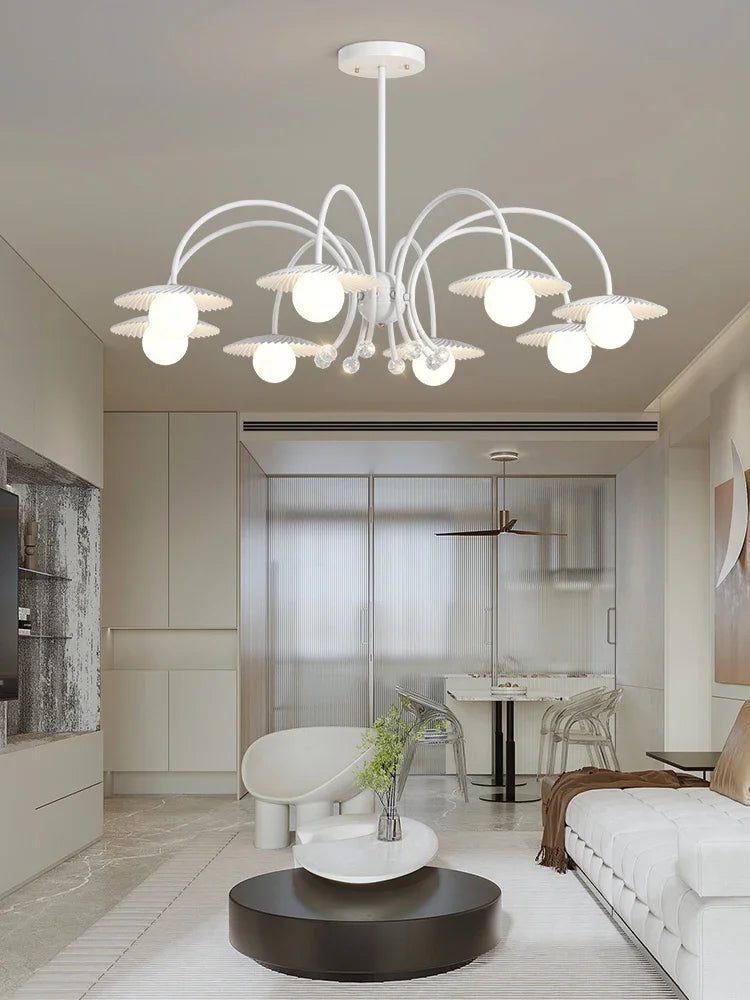 Lampadario vetro moderno elegante