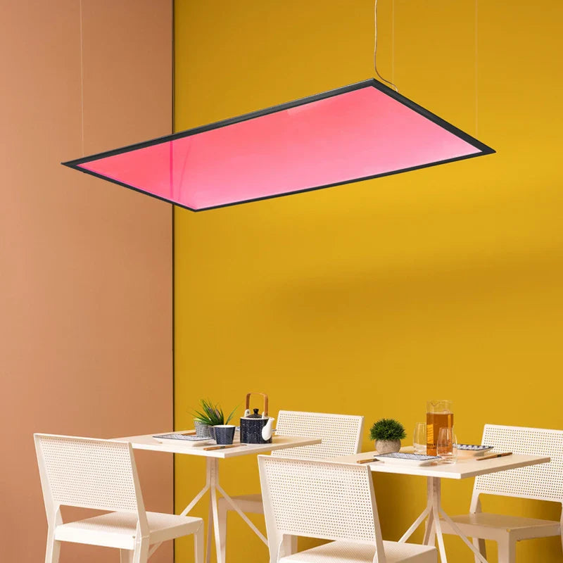 lampadario decorativo geometrico per bar e ristorante