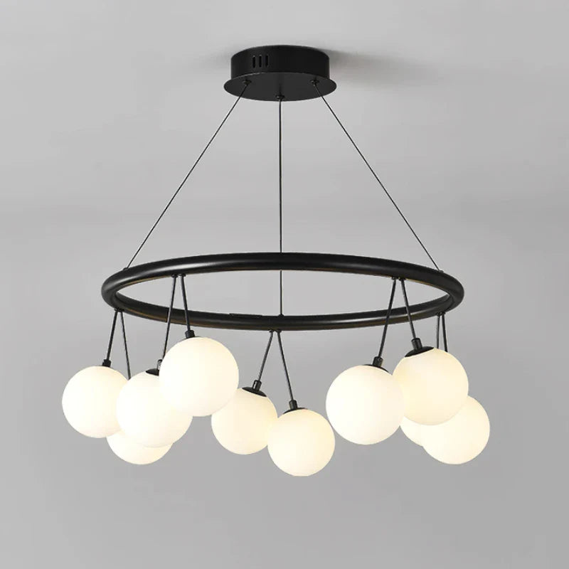 Lampadario LED moderno trasparente unico