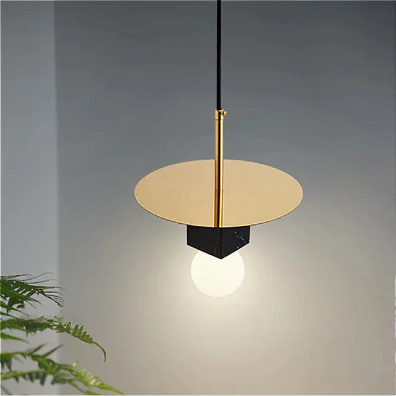lampadario nordico in marmo design minimalista creativo per decorazione moderna