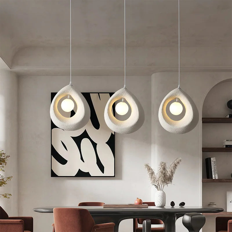 lampadario led giapponese creativo per decorazione interna artistica