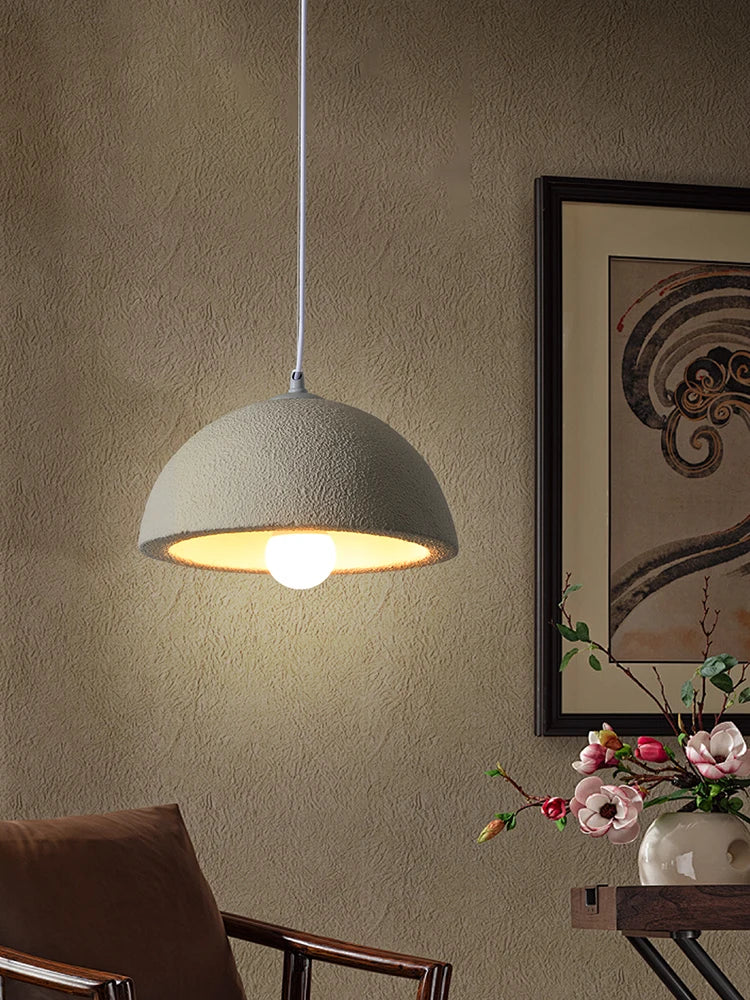lampadario minimalista nordico wabi sabi per ristorante e bar