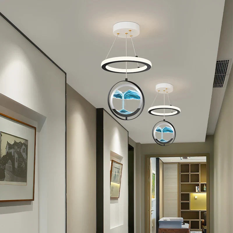 lampadario nordico minimalista moderno piccole dune mobili