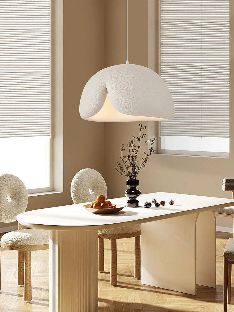 lampadario nordico minimalista wabi sabi led sospeso decorazione loft
