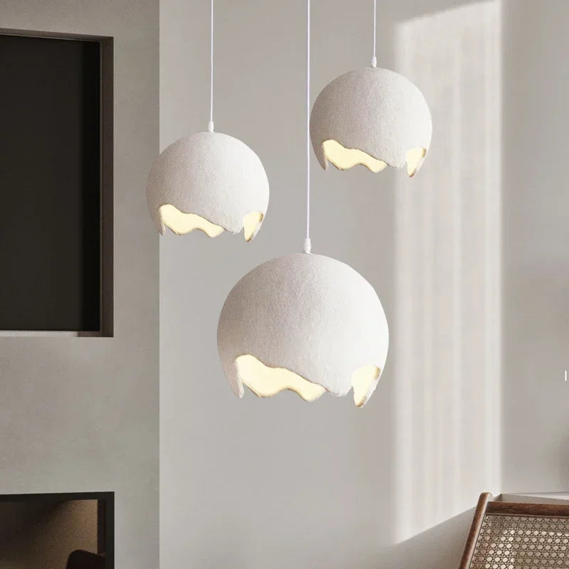 lampadario in microcemento design moderno per bar e ristorante