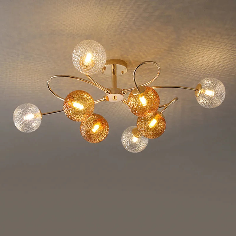 Lampadario LED Multicolore Splendente Elegante