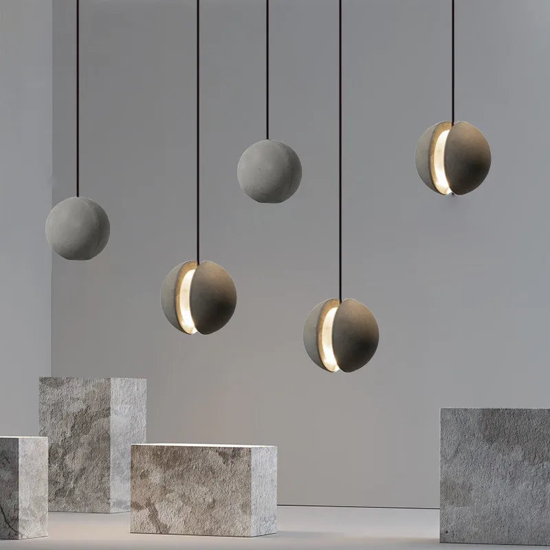 Lampada Lunare Moderna Nordica Elegante