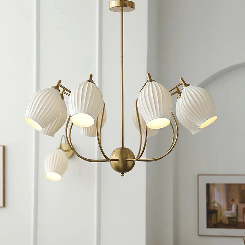 lampadario bauhaus in ceramica per interno elegante e moderno