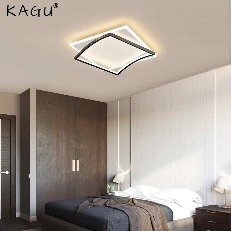 Quadrato elegante design contemporaneo illuminazione