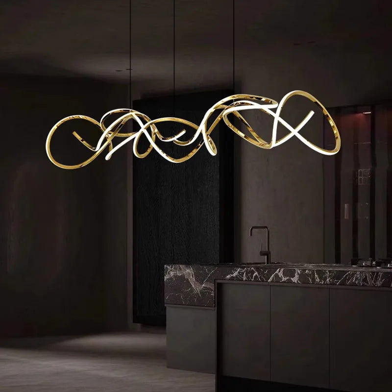 Lampadario LED design moderno ideale per decorazione d'interni