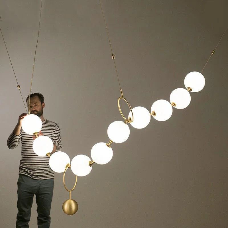 Lampadario LED nordico contemporaneo elegante