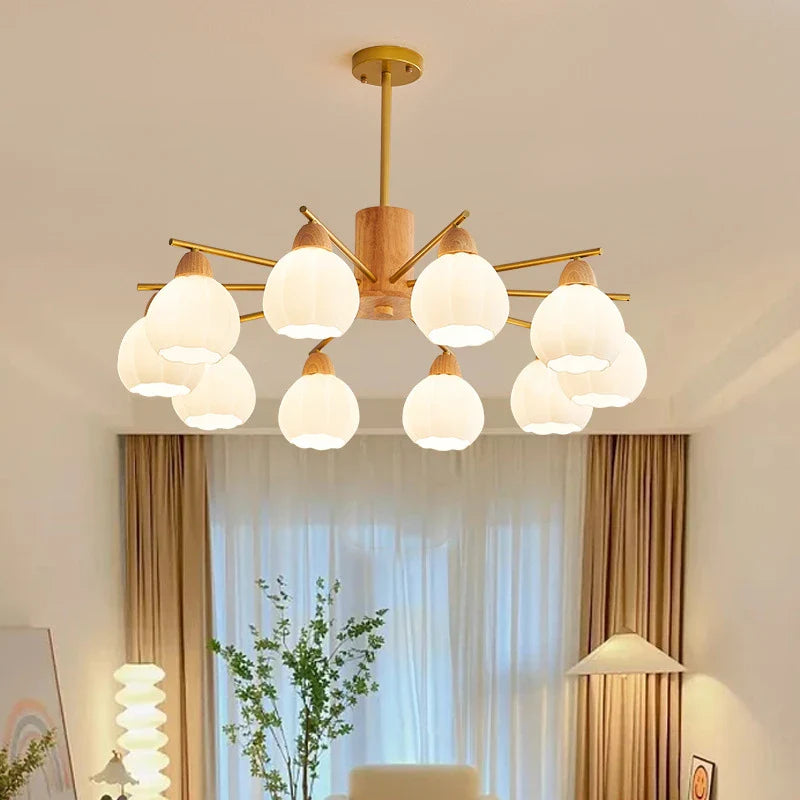 Lampadario giapponese moderno minimalista