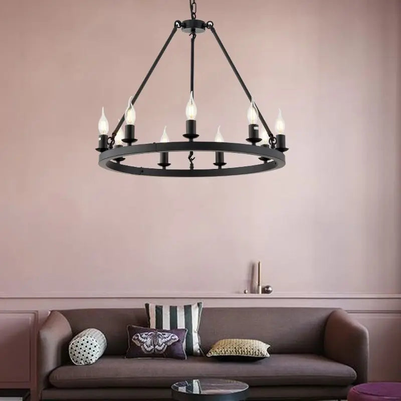 lampadario retrò scandinavo stile industriale per caffè e bar