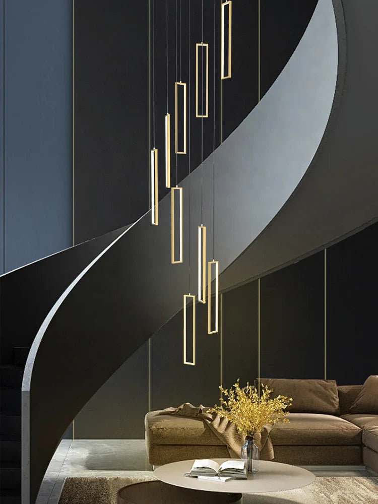 lampadario sospeso moderno stile loft per interni eleganti