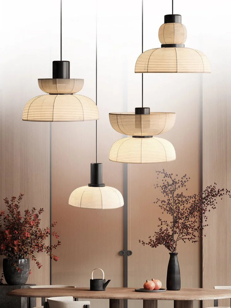 lampadario wabi sabi minimalista led per ristorante bar