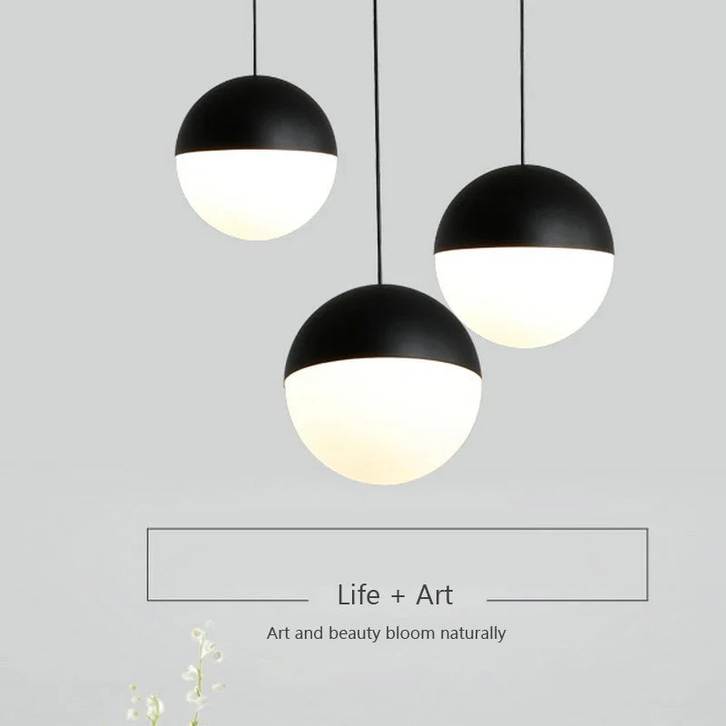 Lampadario in vetro elegante moderno