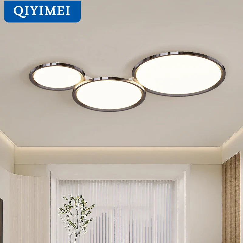 lampadario LED ultrapiatto per interni moderni ed eleganti
