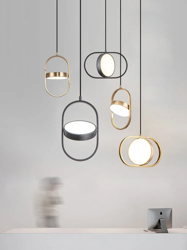lampadario occhio magico post-moderno nordico creativo rotante