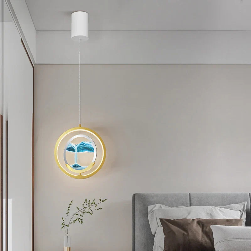 lampadario creativo doppia testa stile nordico sabbie mobili