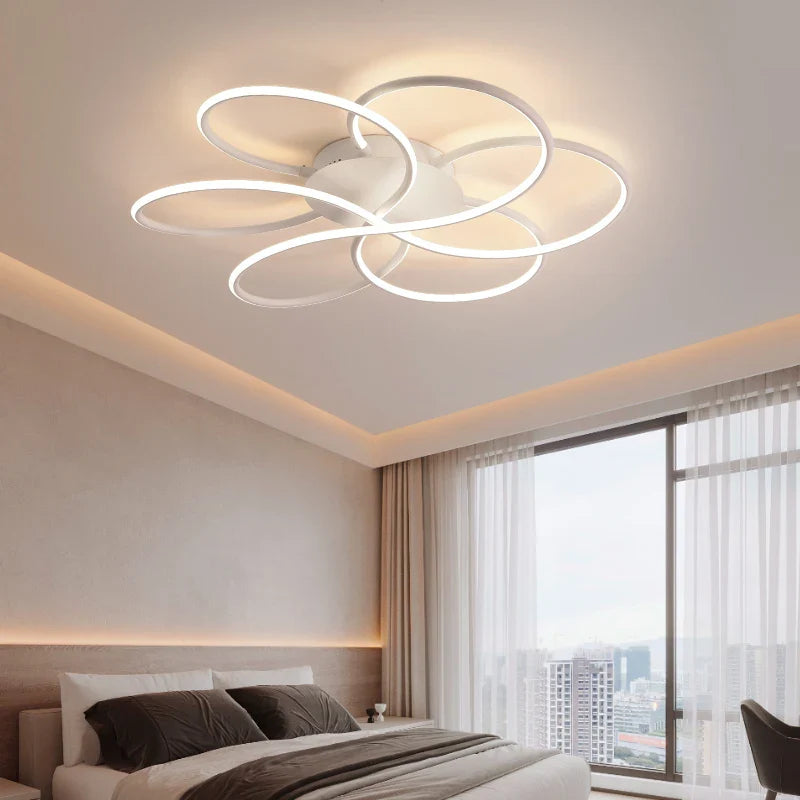 lampadario moderno design per illuminazione decorativa interna