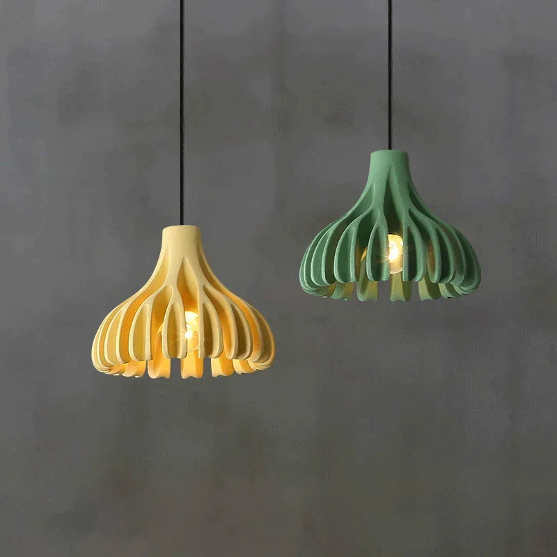 lampadario moderno di design in resina per decorazione commerciale