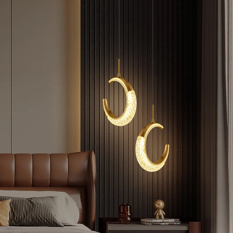 lampadario moderno semplice di lusso a testa singola