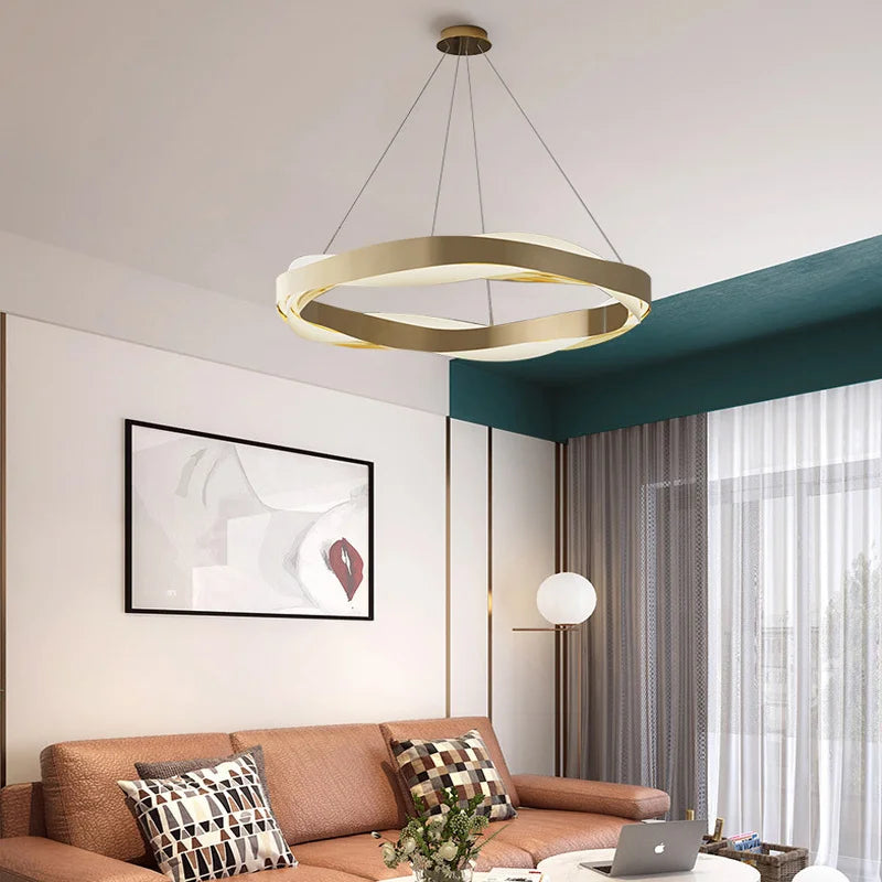 Lampadario moderno chic sospeso contemporaneo
