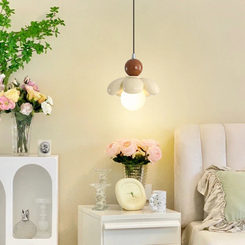 lampadario moderno a petali per camera bambini