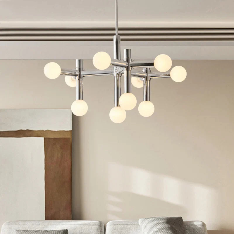 lampadario stile bauhaus retrò per interni eleganti