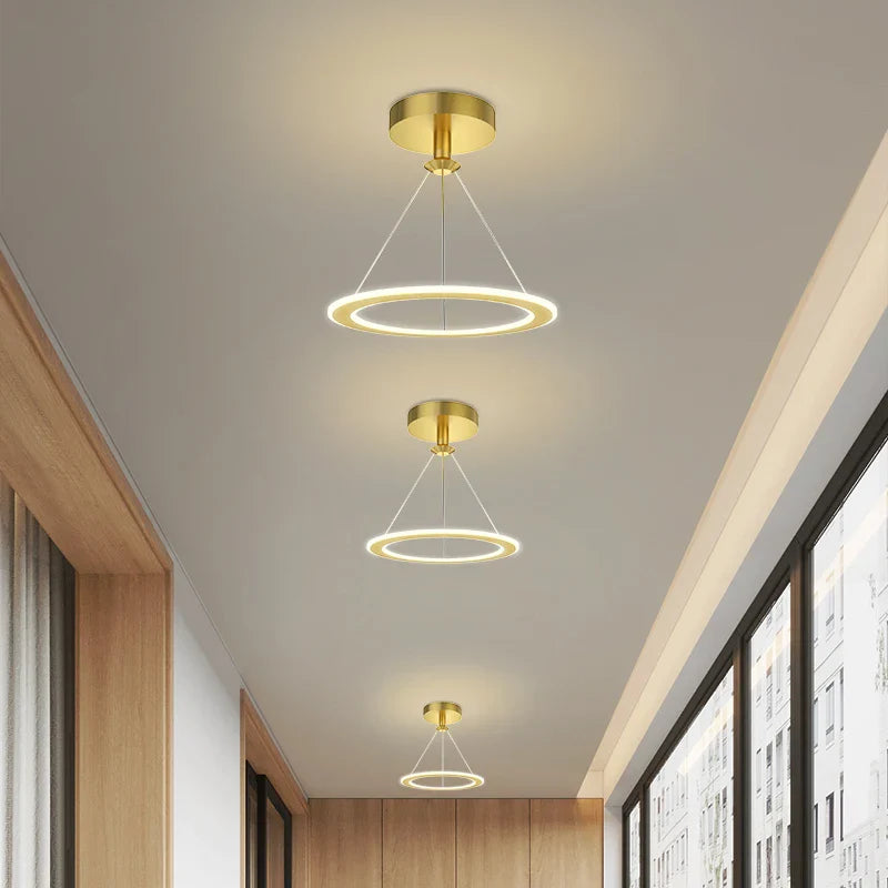 lampadario nordico semplice moderno per balcone e ingresso