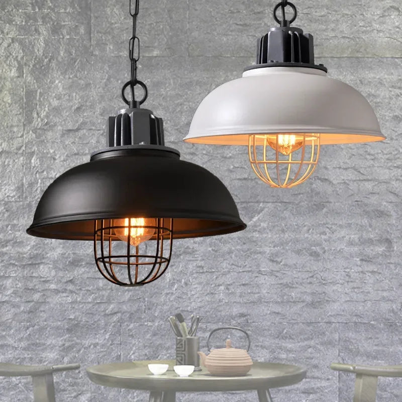 Lampadario metallo vintage elegante design