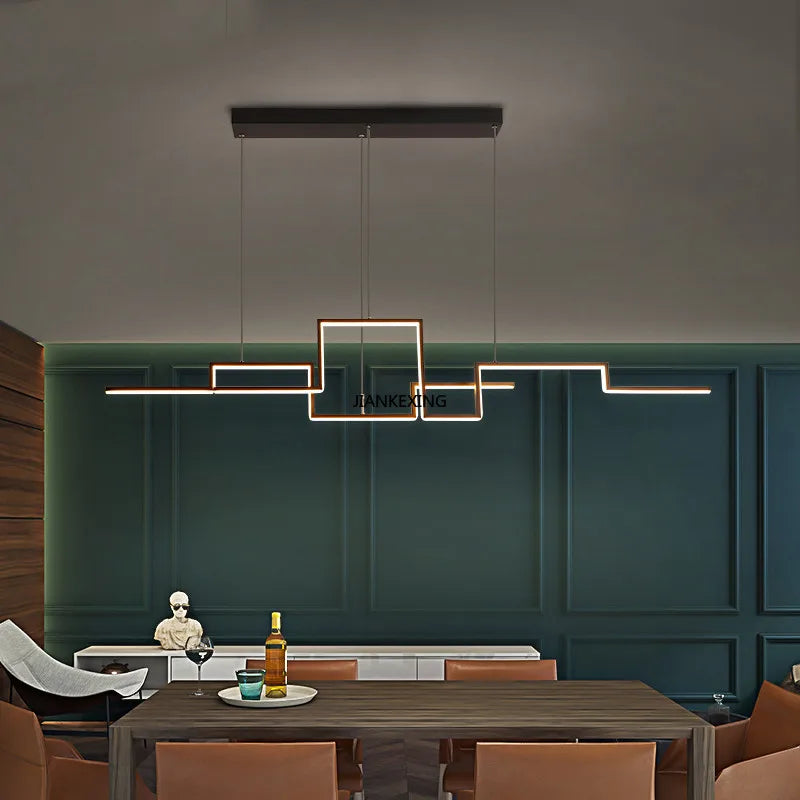 Lampadario LED contemporaneo luminoso elegante