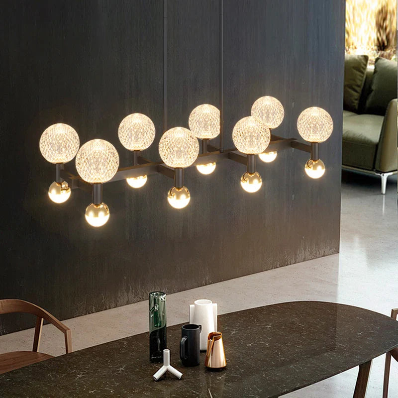 lampadario led per interno con illuminazione a soffitto