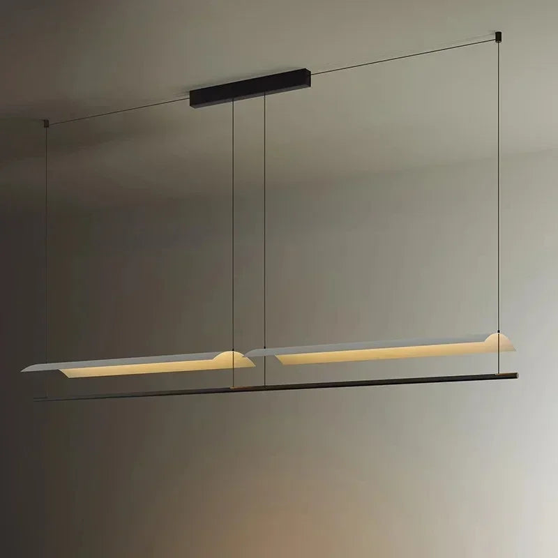lampadario sospeso moderno nordico illuminazione design lungo e semplice