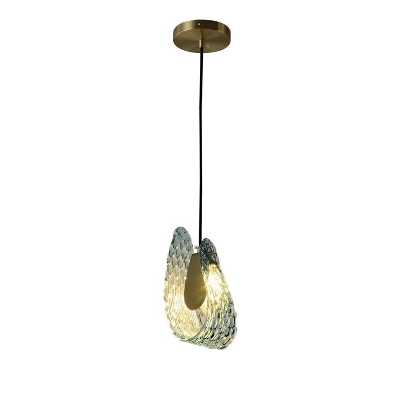 lampadario art déco in rame per un'illuminazione elegante