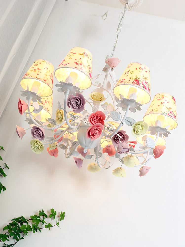 lampadario in ceramica led stile nordico retrò per un'illuminazione elegante