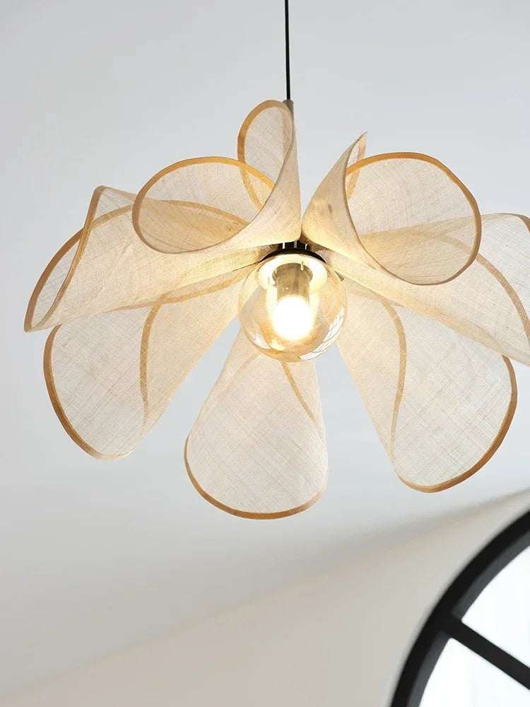 lampadario nordico semplice stile giapponese di alta qualità decorazione floreale