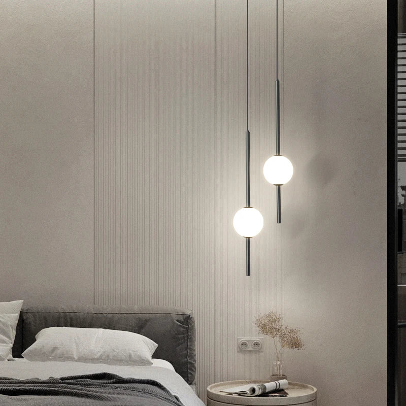 lampadario led minimalista nordico in rame altezza regolabile
