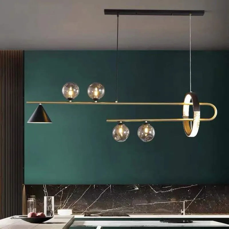 Lampadario Scandinavo Elegante e Minimalista