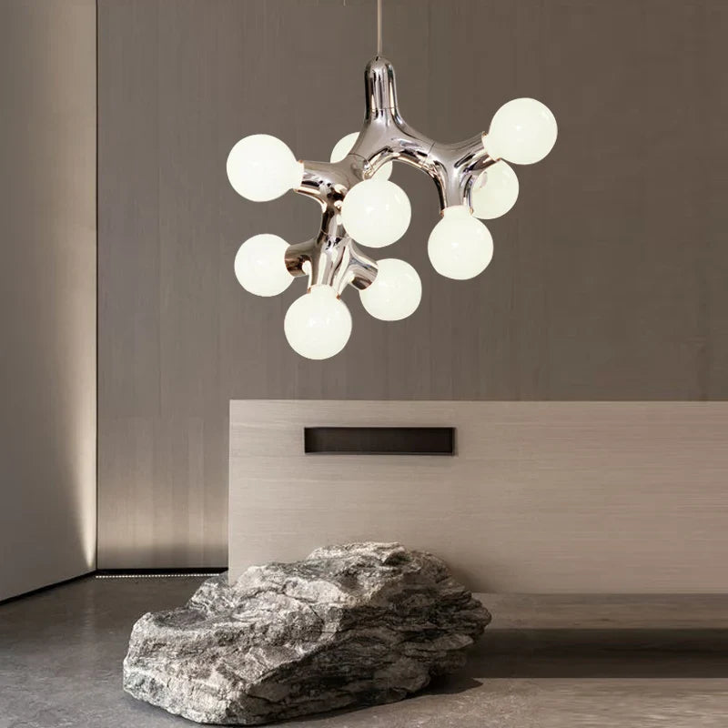 lampadario design molecolare nordico italiano 	 2023 villa