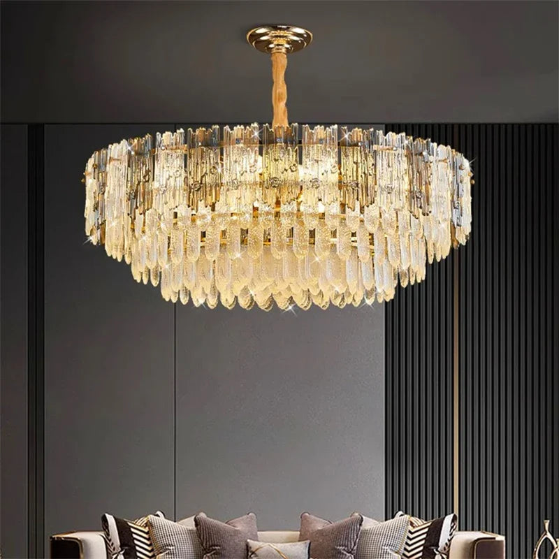 lampadario LED sospeso moderno per illuminazione interna decorativa