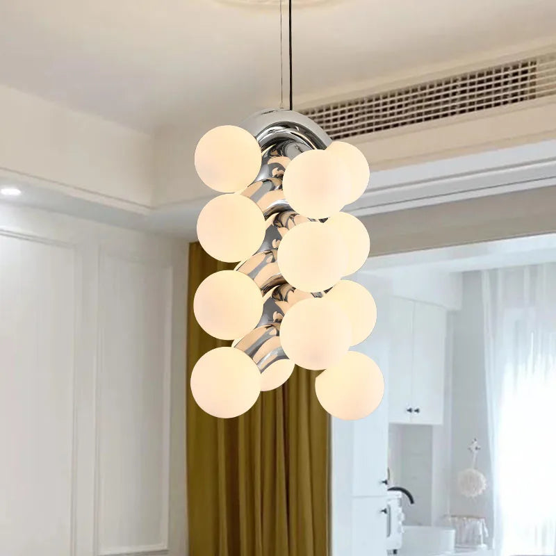 lampadario minimalista retrò creativo stile grappolo per interni