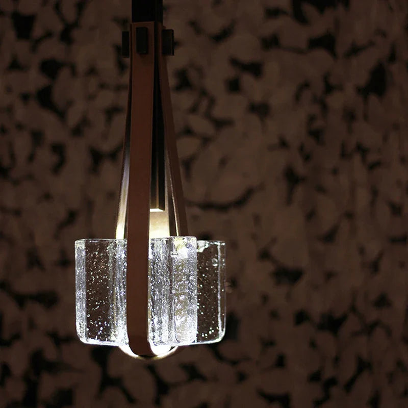 lampadario in cristallo design moderno per ristoranti bar e caffè