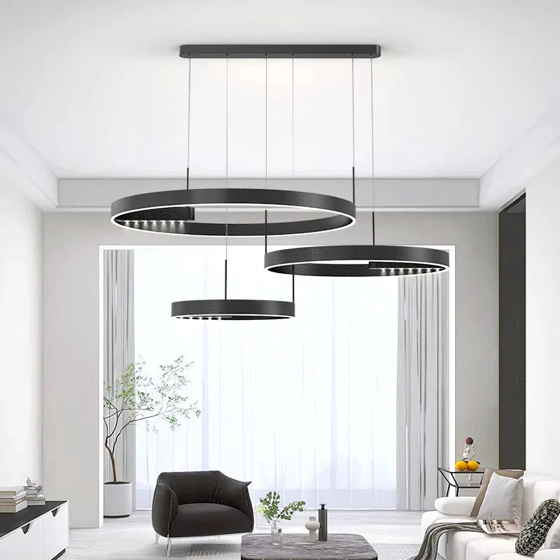 lampadario moderno semplice a LED per illuminazione interna