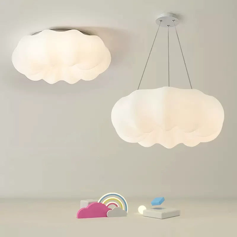 lampadario moderno a forma di nuvola per decorazione interna