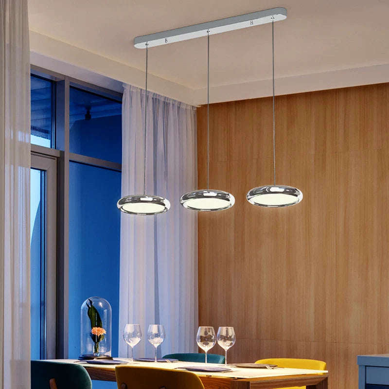 Lampadario rotondo moderno sospeso