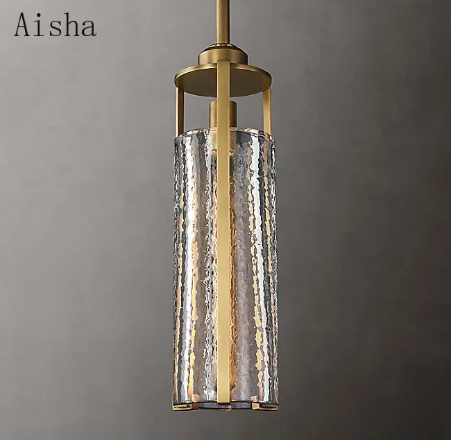 lampadario in vetro nordico stile industriale per decorazione interna