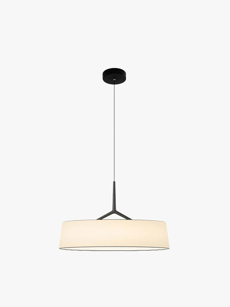 Lampadario LED in tessuto giapponese elegante
